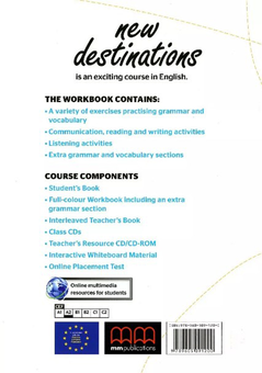 Паперова книга «New Destinations Pre-Intermediate A2 Workbook», авторів Марілені Малкогіанні, Гарольд Квінтон Мітчелл - фото №2 - мініатюра