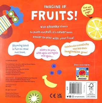Бумажная книга «Imagine If... Fruits!», автор Аяко Ватанабе - фото №2 - миниатюра
