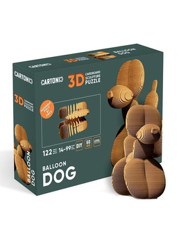  «Картонний конструктор Cartonic 3D Puzzle Balloon Dog», бренда Cartonic - фото №1 - миниатюра