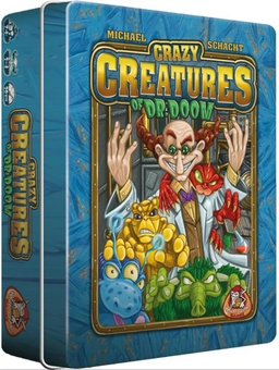 «Настольная игра White Goblin Games Crazy Creatures of Dr. Doom (12516)», бренда White Goblin Games - фото №1 - миниатюра
