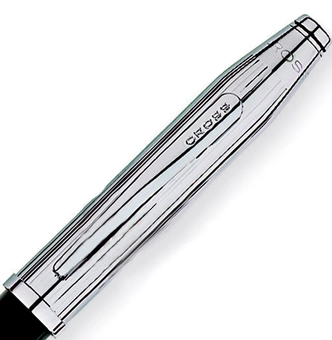 «Ручка Cross CENTURY II Tr.Black Lacquer Chrome FP F (Cr008642s)» - фото №3 - миниатюра