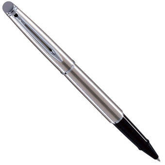  «Ручка-роллер Waterman Hemisphere Stainless Steel CT (42 004)», бренда Waterman - фото №1 - миниатюра