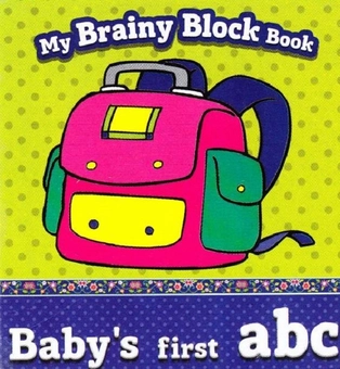 Бумажная книга «My Brainy Block Book. Baby's First ABC» - фото №1 - миниатюра