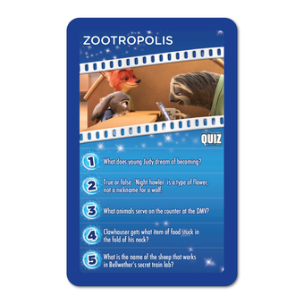  «Настільна гра Winning Moves Disney Top Trumps Quiz», бренда Winning Moves - фото №6 - миниатюра