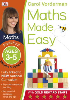 Бумажная книга «Maths Made Easy Shapes and Patterns Ages 3-5 Preschool», автор Кэрол Вордерман - фото №1 - миниатюра