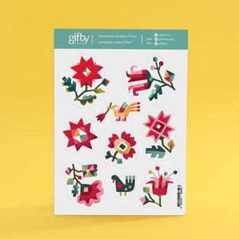  «Наклейки Gifty Етно (AA-0119659)», бренда Gifty - фото №3 - миниатюра
