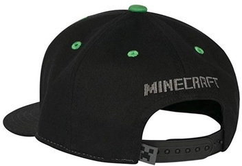 «Бейсболка JINX Minecraft Creepin Snap Back Hat (JINX-7116)», бренду JINX - фото №2 - мініатюра