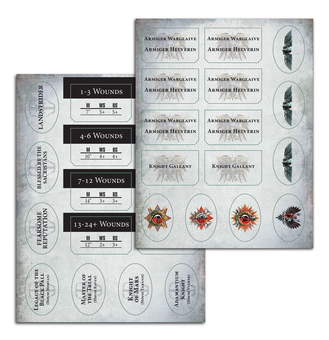  «Datasheets Cards: Imperial Knights Games Workshop (60220108004)», бренда Games Workshop - фото №3 - миниатюра