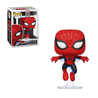  «Коллекционная фигурка Funko Pop! Marvel 80th First Appearance Spider-Man (46952)», бренда Funko Pop - фото №6 - миниатюра