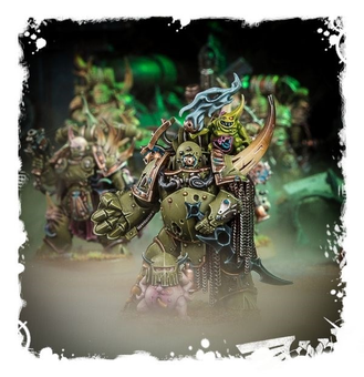 «Набор для сборки миниатюры Games Workshop Warhammer 40,000 Death Guard: Plague Marine Champion (99070102007)», бренда Games Workshop - фото №3 - миниатюра