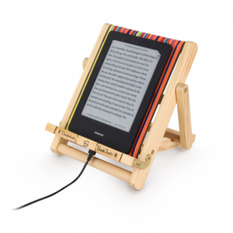 «Тримач для книг Thinking Gifts Deckchair Bookchair Stripy Blue (5060213015562)» - фото №4 - мініатюра