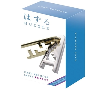  «Металлическая головоломка Hanayama Huzzle Keyhole 4 Замок (515061)», бренда Hanayama - фото №2 - миниатюра