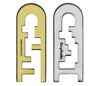 «Металлическая головоломка Hanayama Huzzle Keyhole 4 Замок (515061)», бренда Hanayama - фото №4 - миниатюра