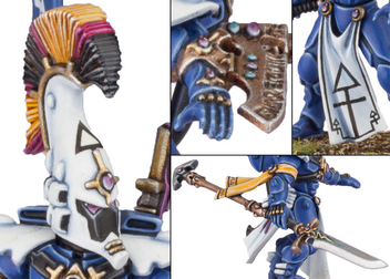  «Набор для сборки миниатюры Games Workshop Warhammer 40,000 Craftworlds Dire Avengers (99120104044)», бренда Games Workshop - фото №4 - миниатюра