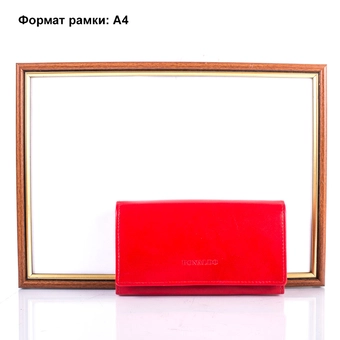 «Кошелек женский кожаный Ronaldo (DNKRD-08-CFL-red)», бренда Ronaldo - фото №8 - миниатюра