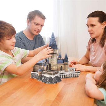  «Тривимірна головоломка-конструктор Cubic Fun Гоґвортс Великий зал Harry Potter», бренда Cubic Fun - фото №4 - миниатюра