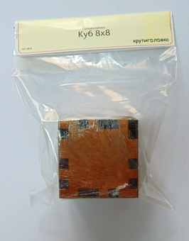 «3D-головоломка деревянная Крутиголовка Куб 8х8 (0304)», бренда Крутиголовка - фото №3 - миниатюра