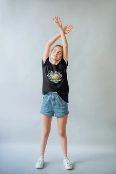 «Футболка Handcrafts by orphans Любовь навсегда S», бренда Handcrafts by Orphans - фото №2 - миниатюра