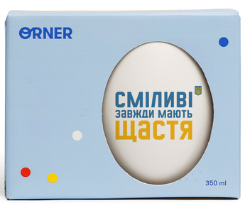  «Чашка Сміливі завжди мають щастя», бренда Orner - фото №3 - миниатюра
