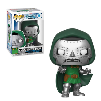  «Коллекционная фигурка Funko Pop! Fantastic Four Doctor Doom (44991)», бренда Funko Pop - фото №5 - миниатюра