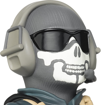  «Фигурка-подставка Cable Guy Call of Duty - Lt. Simon Ghost" Riley (CGCRCD300006)», бренда Cable Guy - фото №6 - миниатюра