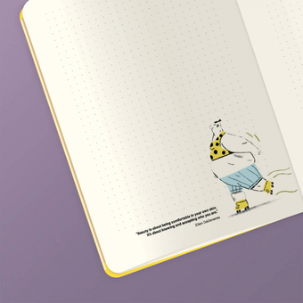  «Блокнот Gifty Inspiring notebook. Yellow (1100999990032)», бренду Gifty - фото №4 - мініатюра