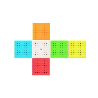  «Кубик QiYi QiXings 7x7 stickerless (148)», бренда QiYi - фото №3 - миниатюра
