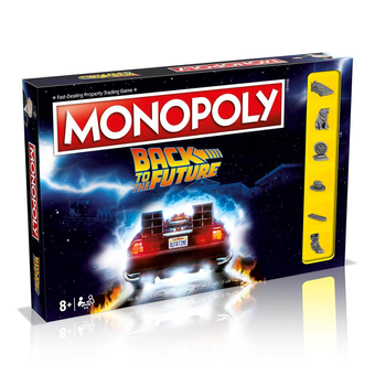  «Настільна гра Winning Moves Back to the Future Monopoly (WM01330-EN1-6) », бренда Winning Moves - фото №1 - миниатюра