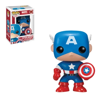 «Колекційна фігурка Funko Pop! Marvel Captain America (2224)», бренду Funko Pop - фото №4 - мініатюра