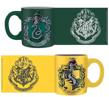  «Набор чашек Harry Potter Slytherin and Hufflepuff (ABYMUG307)», бренда Abysse - фото №2 - миниатюра