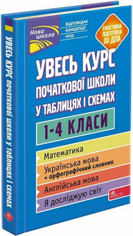 Бумажная «Увесь курс початкової школи у таблицях і схемах. 1-4 класи», автора Ирина Марченко– фото №1