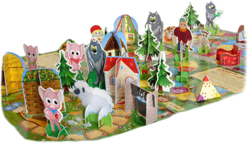 Паперова книга «Вовк та семеро козенят. 3D казка» - фото №3 - мініатюра