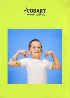  «Набір Тимчасових Тату Cobart Wow-Tattoo June Jungle (305429333)», бренда Cobart WOW-TATTOO - фото №3 - миниатюра
