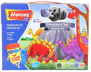  «Набор теста Play Toys для лепки Динозаврики (E ERN-568)», бренду Play Toys - фото №2 - мініатюра