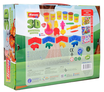  «Набор теста Play Toys для лепки Животные (E ERN-571)», бренду Play Toys - фото №3 - мініатюра