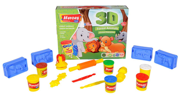  «Набор теста Play Toys для лепки Животные (E ERN-571)», бренду Play Toys - фото №4 - мініатюра