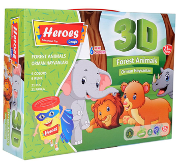  «Набор теста Play Toys для лепки Животные (E ERN-571)», бренду Play Toys - фото №2 - мініатюра