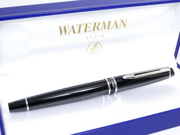  «Шариковая ручка Waterman Expert Black CT (20 029)», бренда Waterman - фото №3 - миниатюра