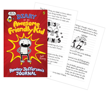 Бумажная книга «Diary of an Awesome Friendly Kid: Rowley Jefferson's Journal», автор Джефф Кинни - фото №2 - миниатюра