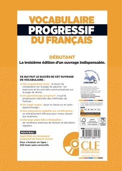 Бумажная книга «Vocabulaire progressif du français - Niveau débutant (A1) - Livre + Audio téléchargeable + Appli-web», автор Клэр Микель - фото №2 - миниатюра
