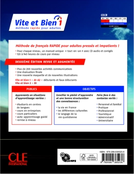 Паперова книга «Vite et bien 1 - Niveaux A1/A2 - Livre + CD - 2ème édition», автор Клер Мікель - фото №2 - мініатюра