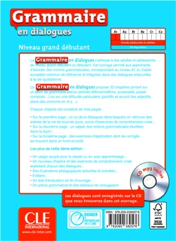 Бумажная книга «Grammaire en dialogues - Niveau grand débutant - Livre + CD - 2ème édition», автор Одиль Гранд-Клемент - фото №2 - миниатюра