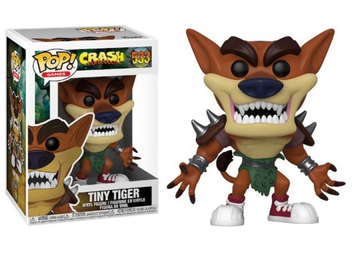 «Коллекционная фигурка Funko POP! Crash Bandicoot Tiny Tiger (43344)», бренда Funko Pop - фото №2 - миниатюра