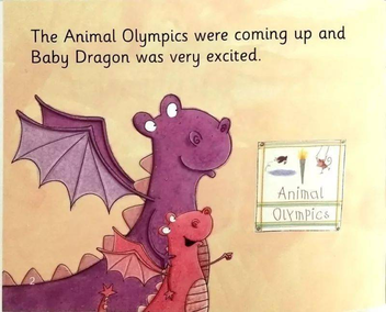 Бумажная книга «Baby Dragon and the Animal Olympics», автор Элиза Джонс - фото №4 - миниатюра