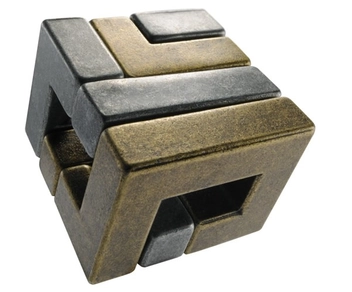  «Металлическая головоломка Hanayama Huzzle Coil 4 Моток (515056)», бренда Hanayama - фото №3 - миниатюра