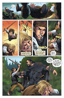 Бумажная книга «A Clash of Kings: Graphic Novel, Volume Two», автор Даниэль Авраам - фото №9 - миниатюра
