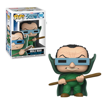  «Коллекционная фигурка Funko Pop! Fantastic Four Mole Man (44990)», бренда Funko Pop - фото №2 - миниатюра