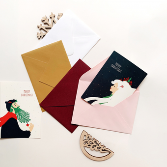  «Листівка кросворд-побажання Gifty Merry Christmas for Her (AA-0002765)», бренда Gifty - фото №7 - миниатюра