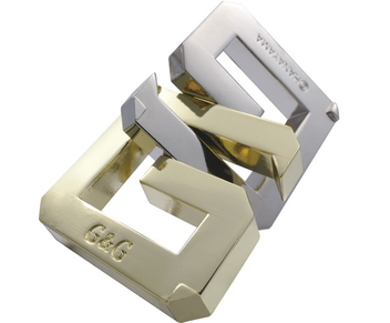  «Металлическая головоломка Hanayama Huzzle G&G 3 (515038)», бренда Hanayama - фото №4 - миниатюра