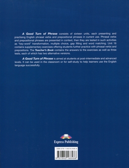 Паперова книга «A Good Turn of Phrase: Advanced Practice in Phrasal Verbs and Prepositional Phrases», авторів Джеймс Мілтон, Вірджинія Еванс, Білл Блейк - фото №2 - мініатюра